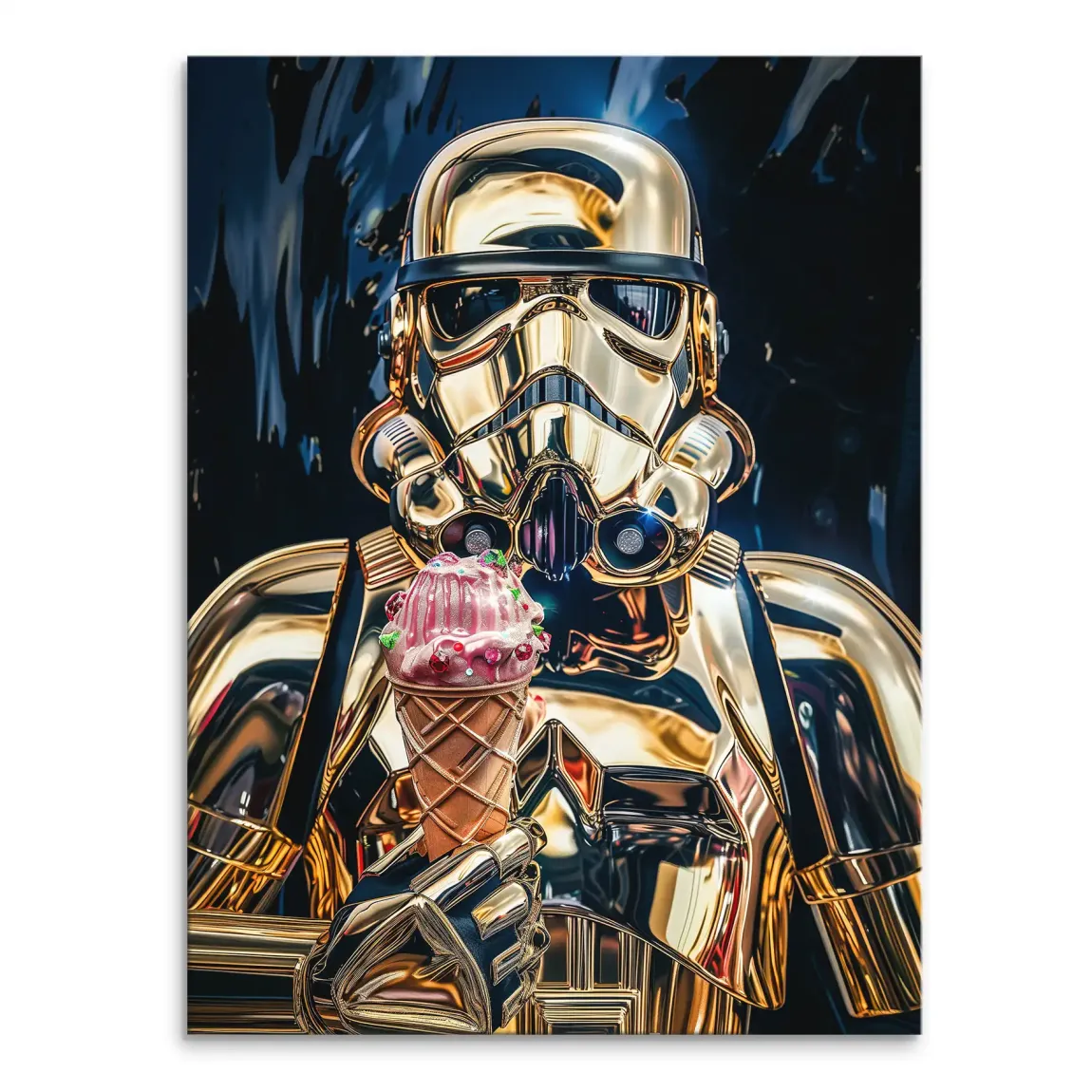 Stormtrooper Eis Leinwand Bild