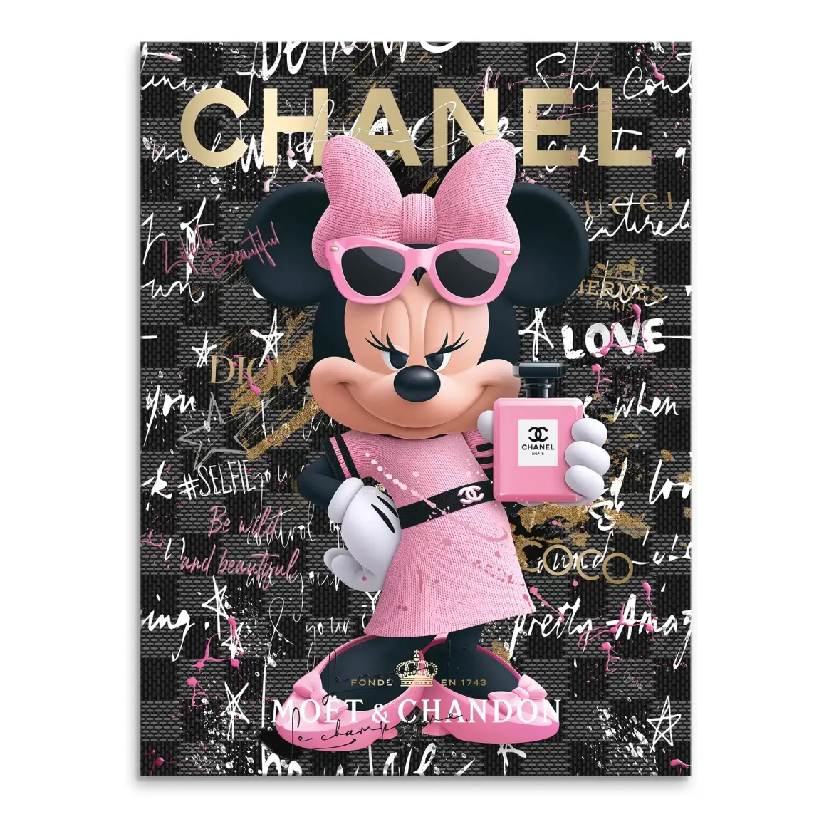 Minnie Couture Leinwand Bild