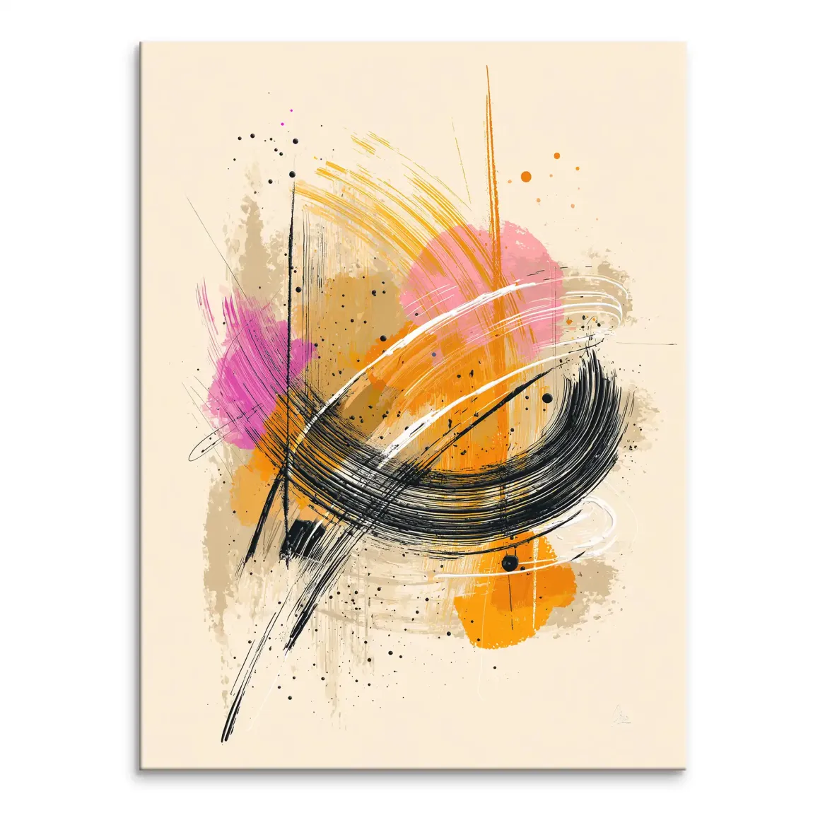 Modern Energie Abstrakt Leinwand Bild