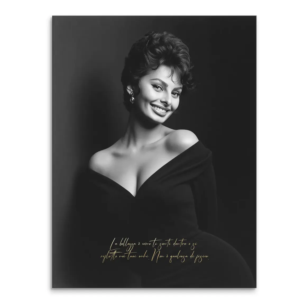 Sophia Loren Sorriso Leinwand Bild