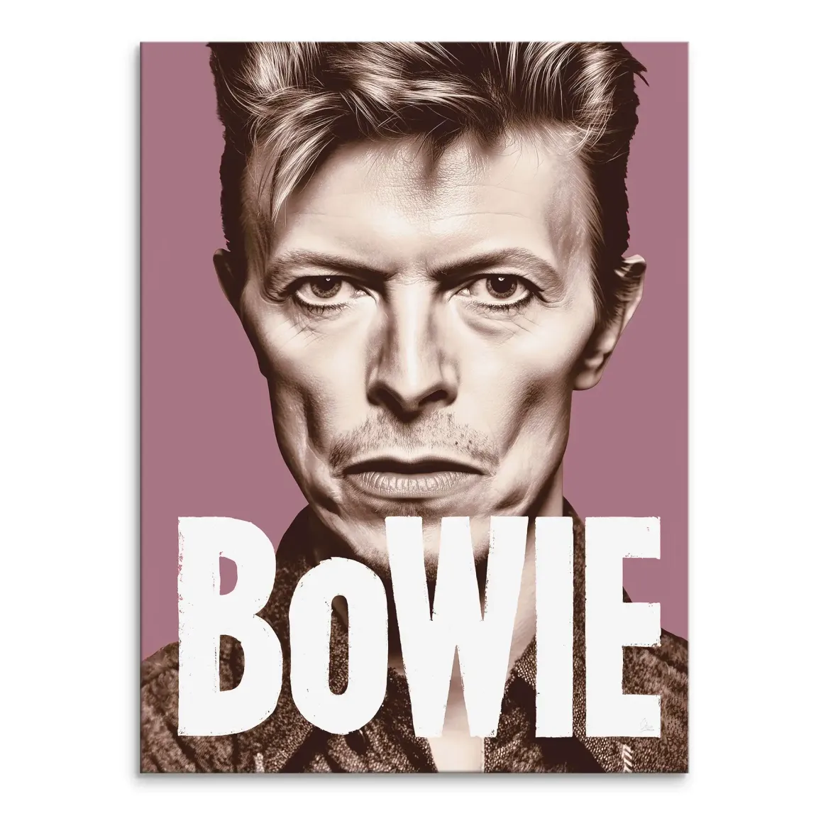 Starman Portrait Bowie Leinwand Bild