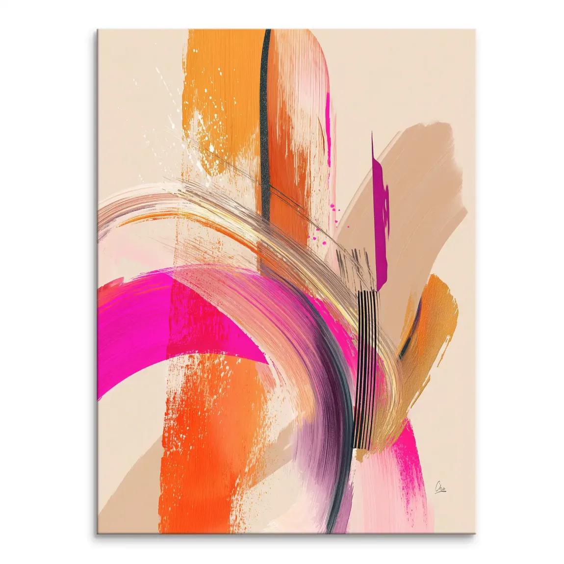 Amber Wave Leinwand Bild