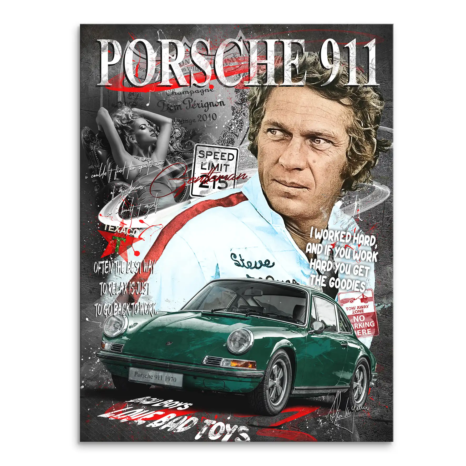 Steve 911 Leinwand Bild INGALERIE