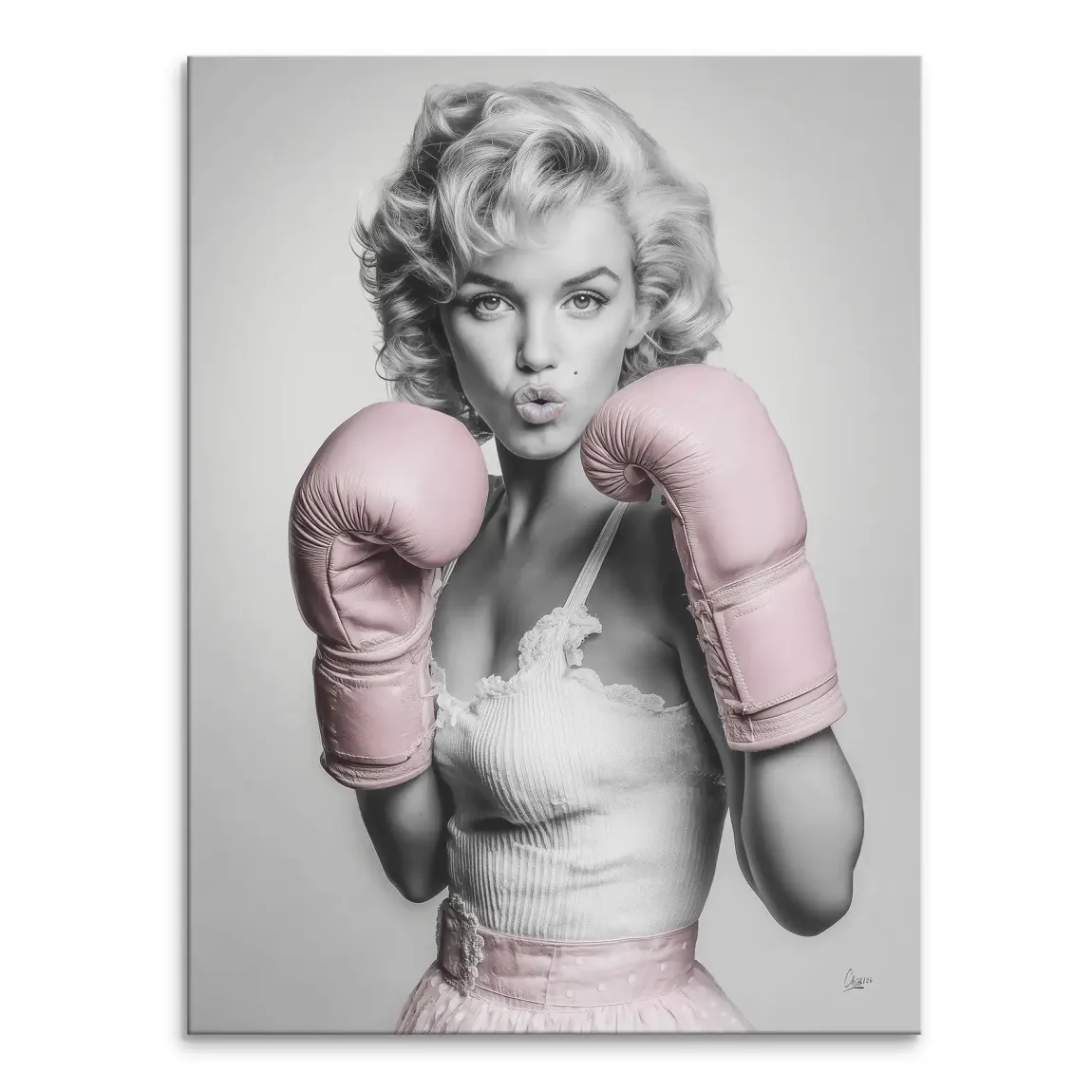 Marilyn Monroe Punch Leinwand Bild