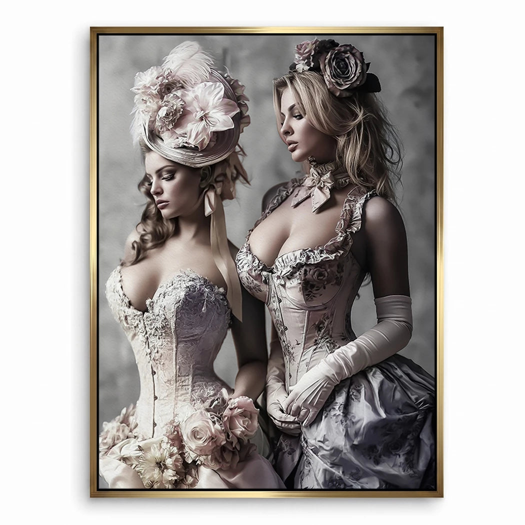 Rosen Damen Leinwand Bild