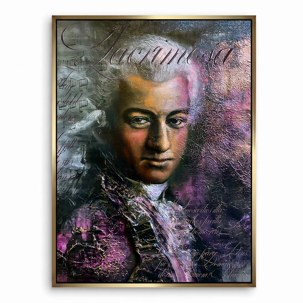 Mozart Opus Leinwand Bild