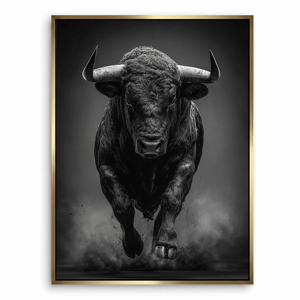 Stier Prestige Leinwand Bild