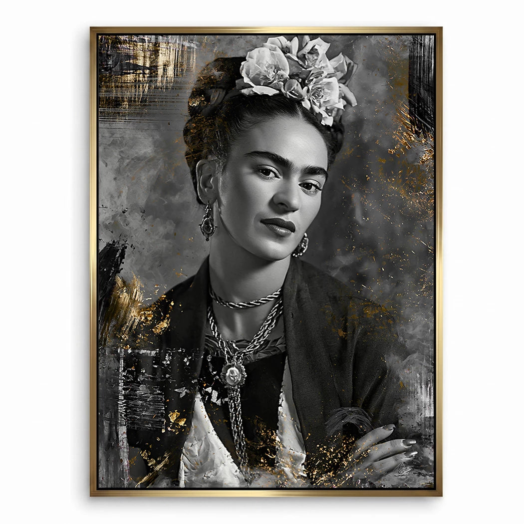Frida Kahlo Velvet Leinwand Bild