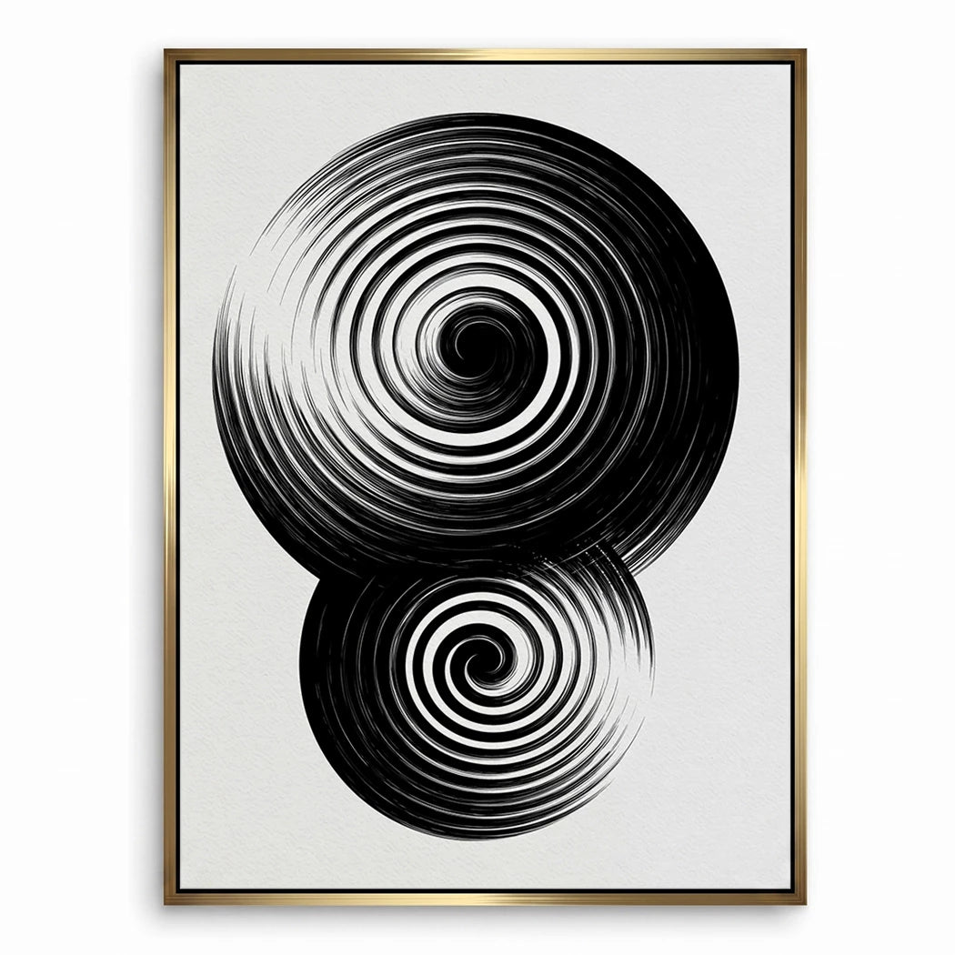 Spiral Harmonie Leinwand Bild