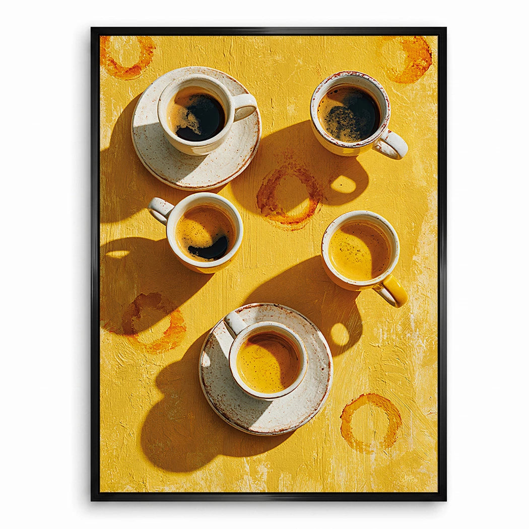 Espresso Atelier Leinwand Bild