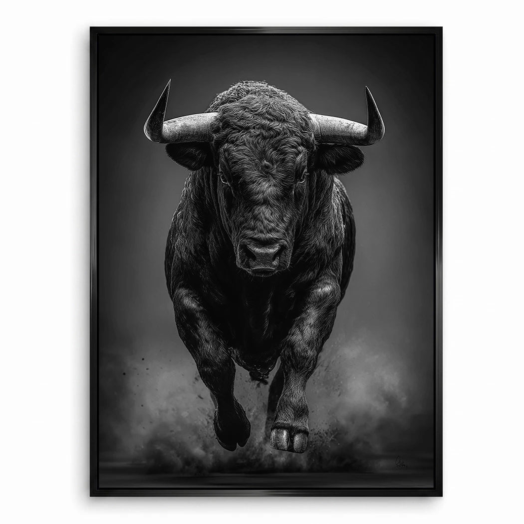 Stier Prestige Leinwand Bild