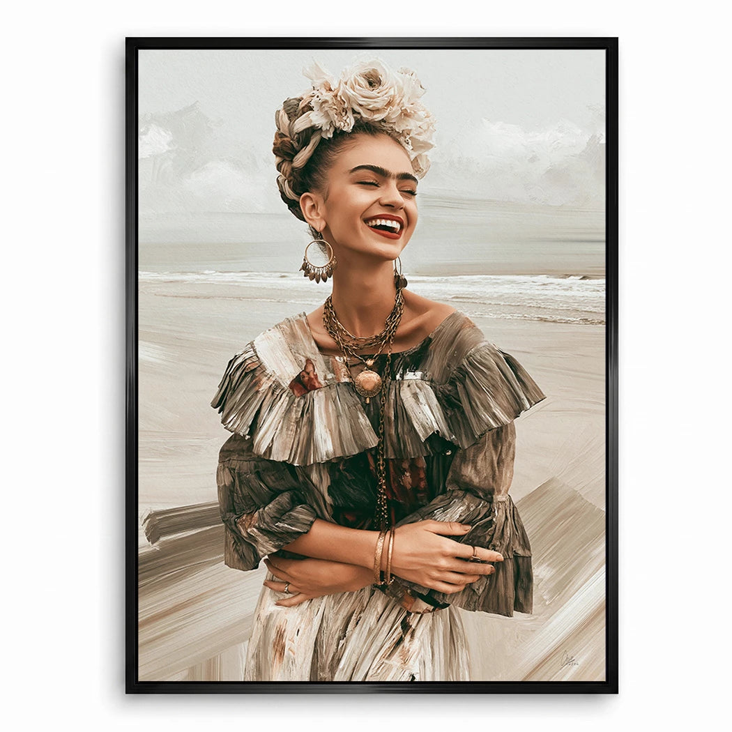 Frida Lebensfreude Leinwand Bild