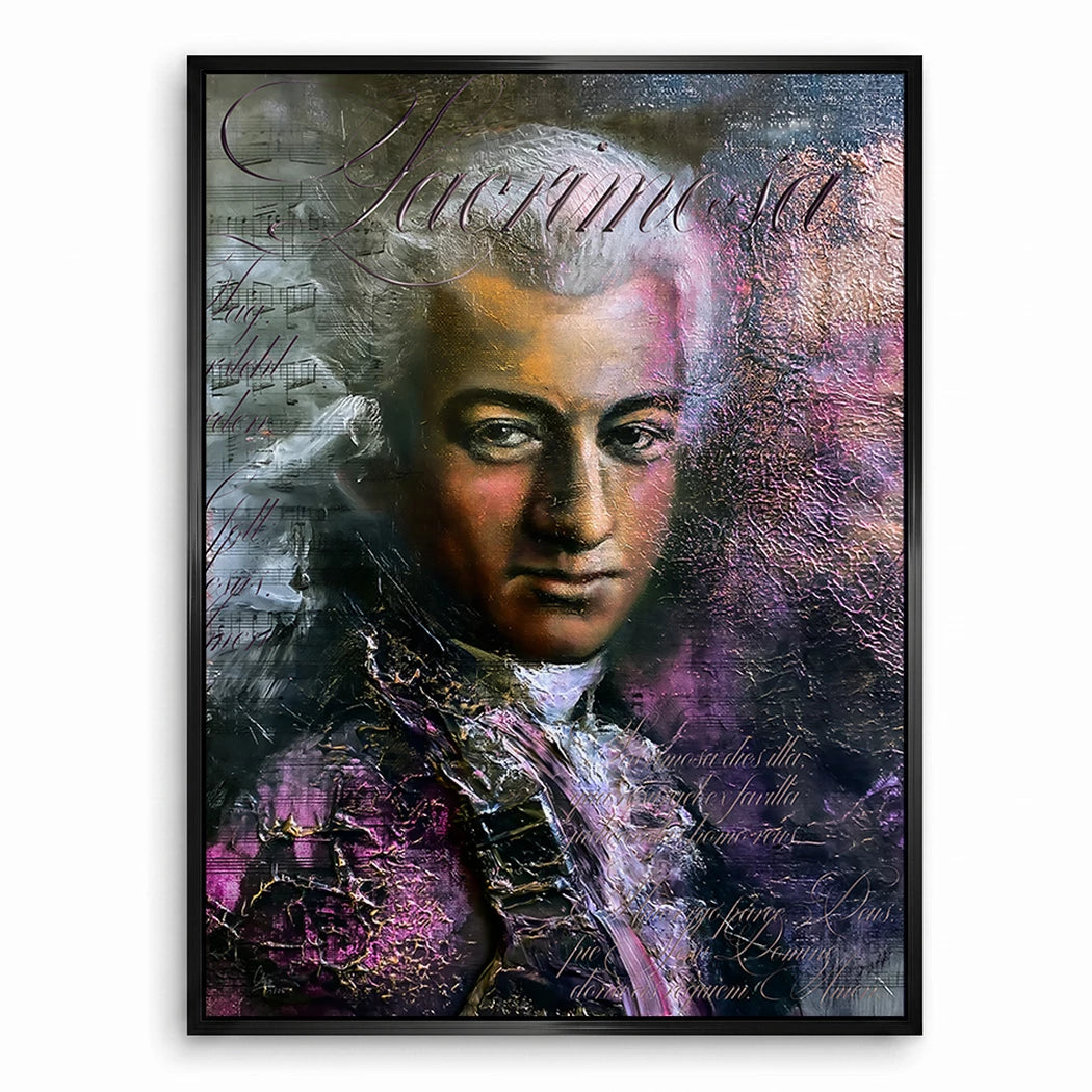 Mozart Opus Leinwand Bild