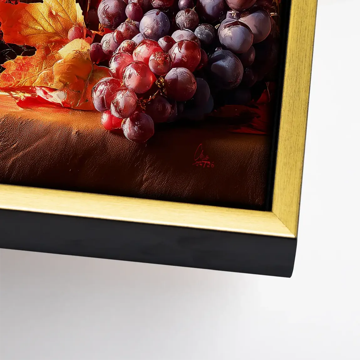 Edle Weinlese Leinwand Bild