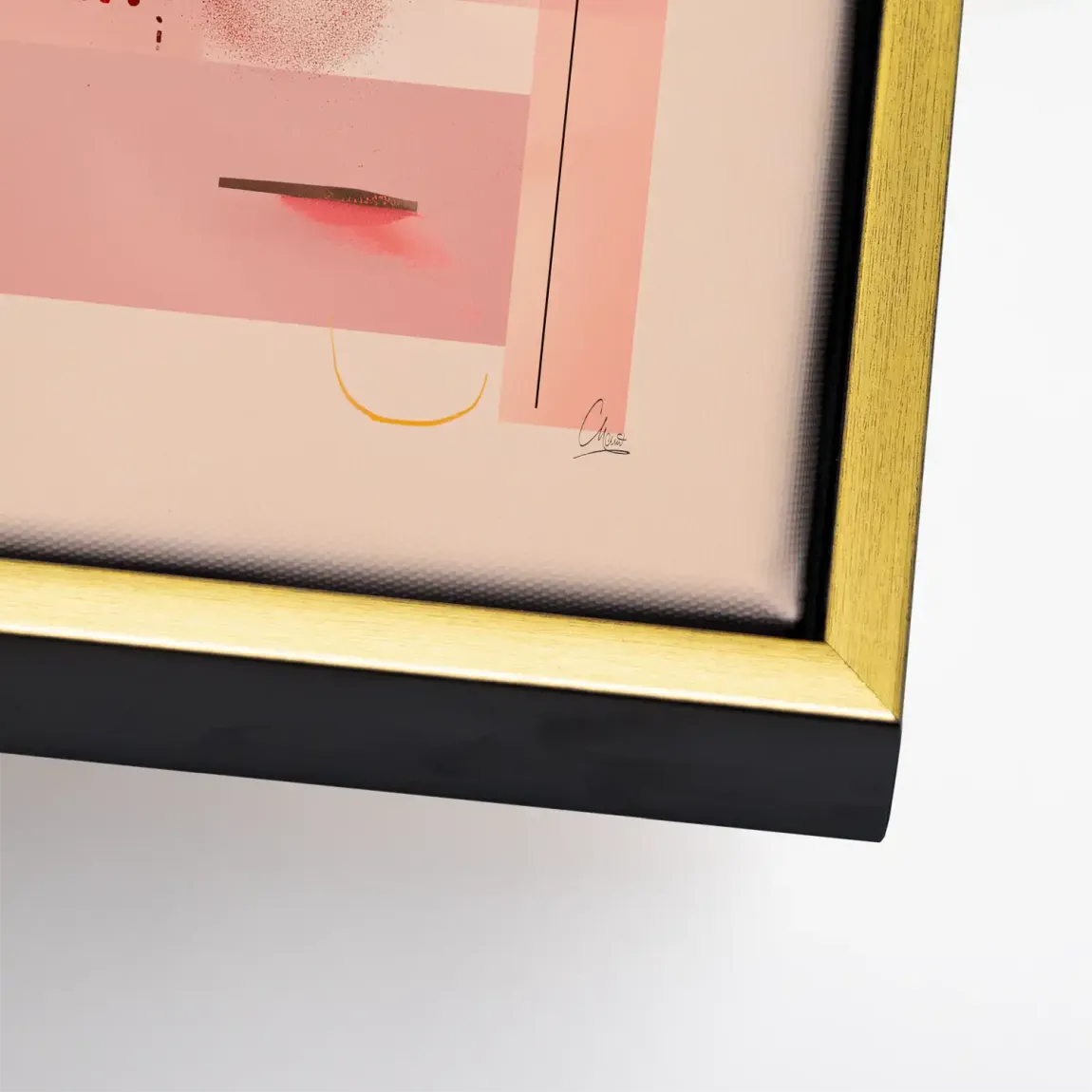 Infinite Glow Leinwand Bild