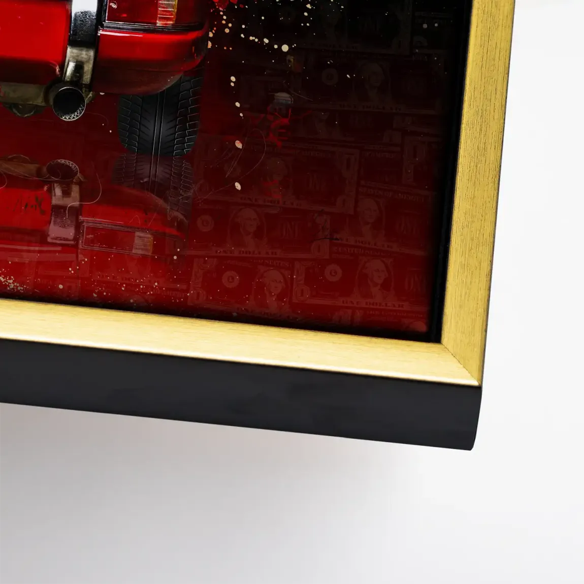 Red Elegance Porsche 911 Leinwand Bild - INGALERIE | Dein Onlineshop für moderne Wandbilder
