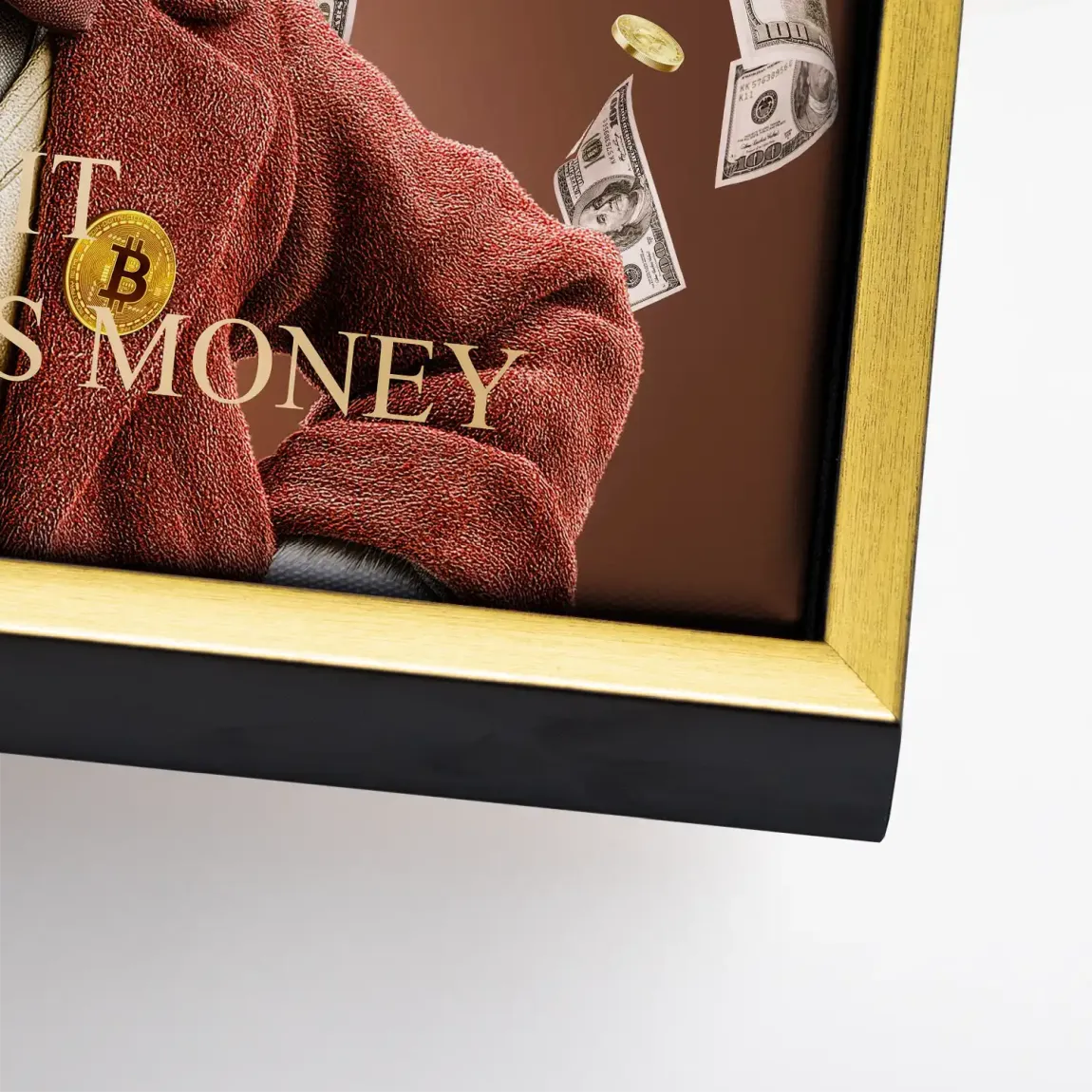 Money Empire Dagobert Duck Leinwand Bild