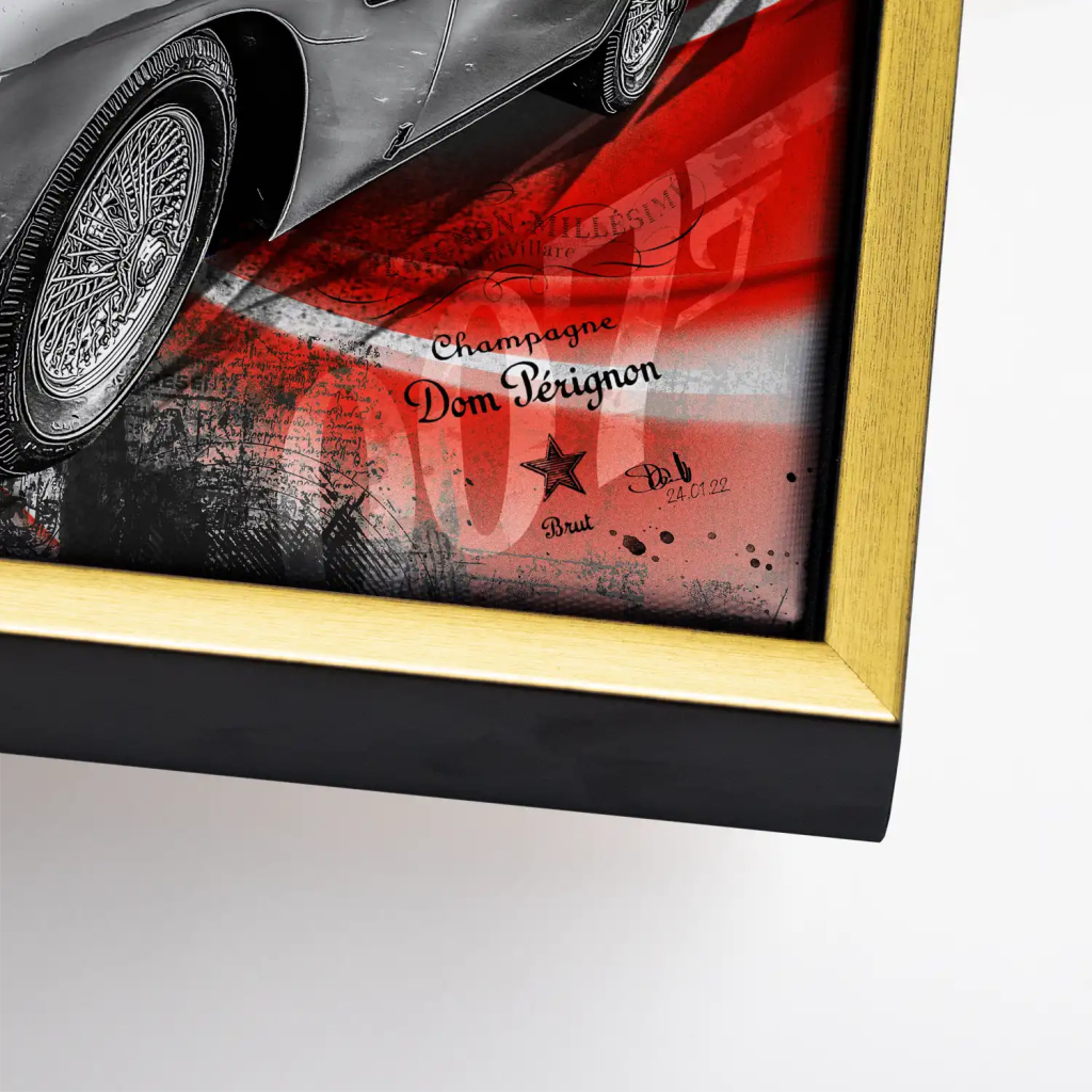 James Bond Martini Art Leinwand Bild INGALERIE