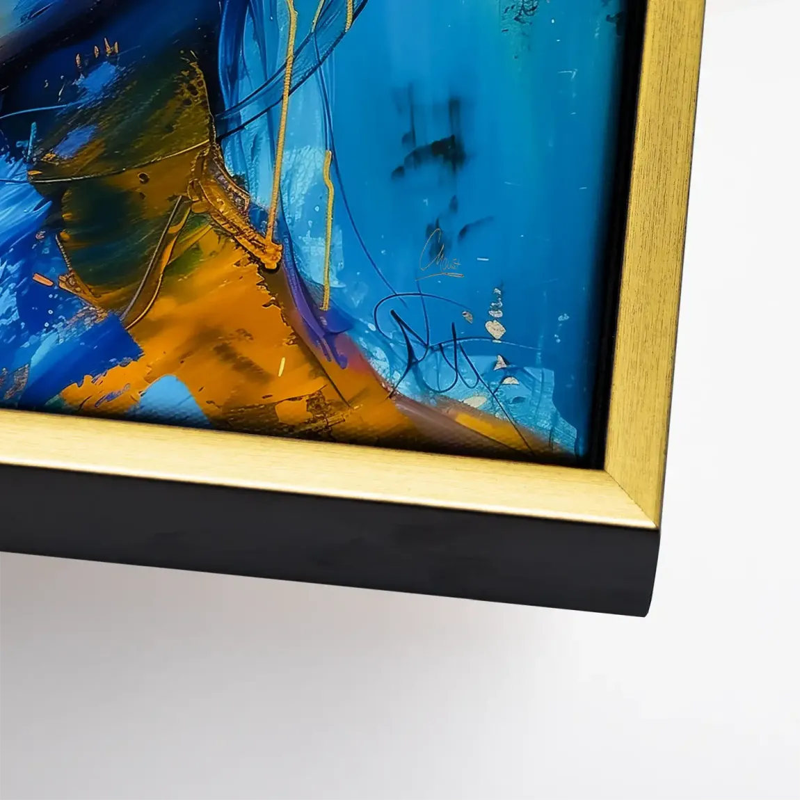 Golden Shade Leinwand Bild