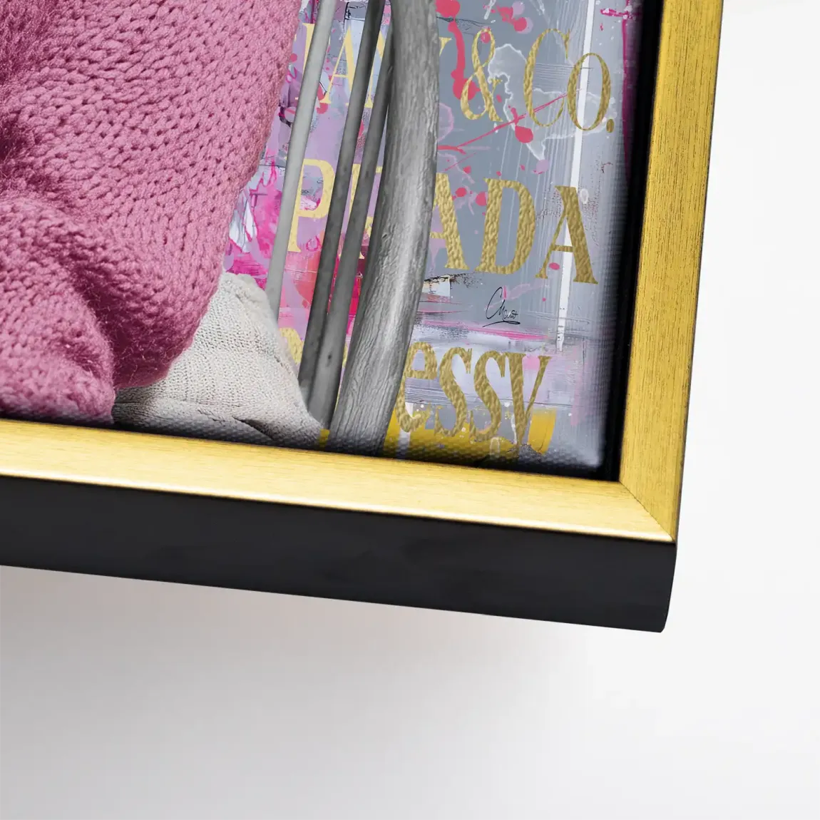 Marilyn Monroe Luxury Style Leinwand Bild