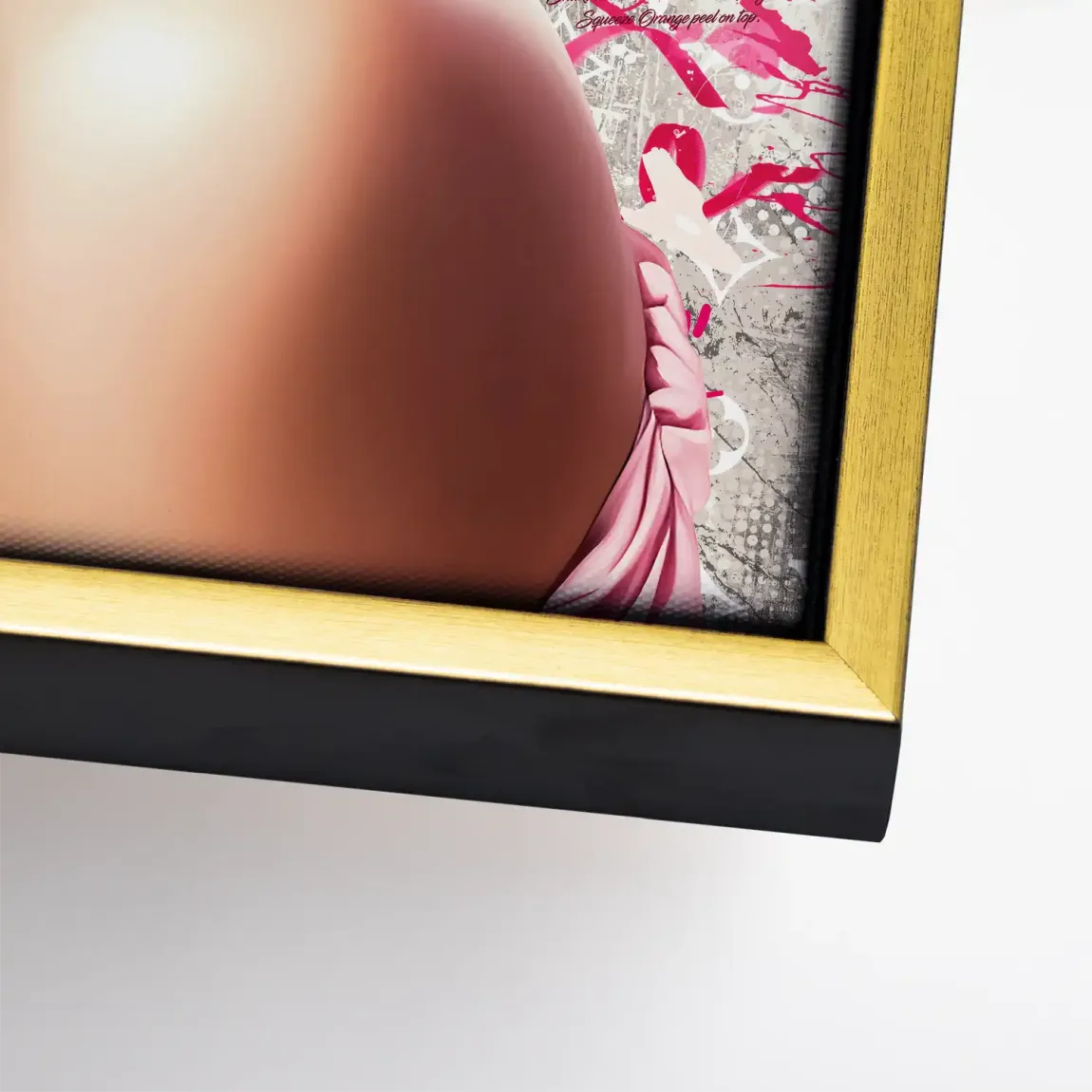 Marilyn Glam in Pink Leinwand Bild INGALERIE