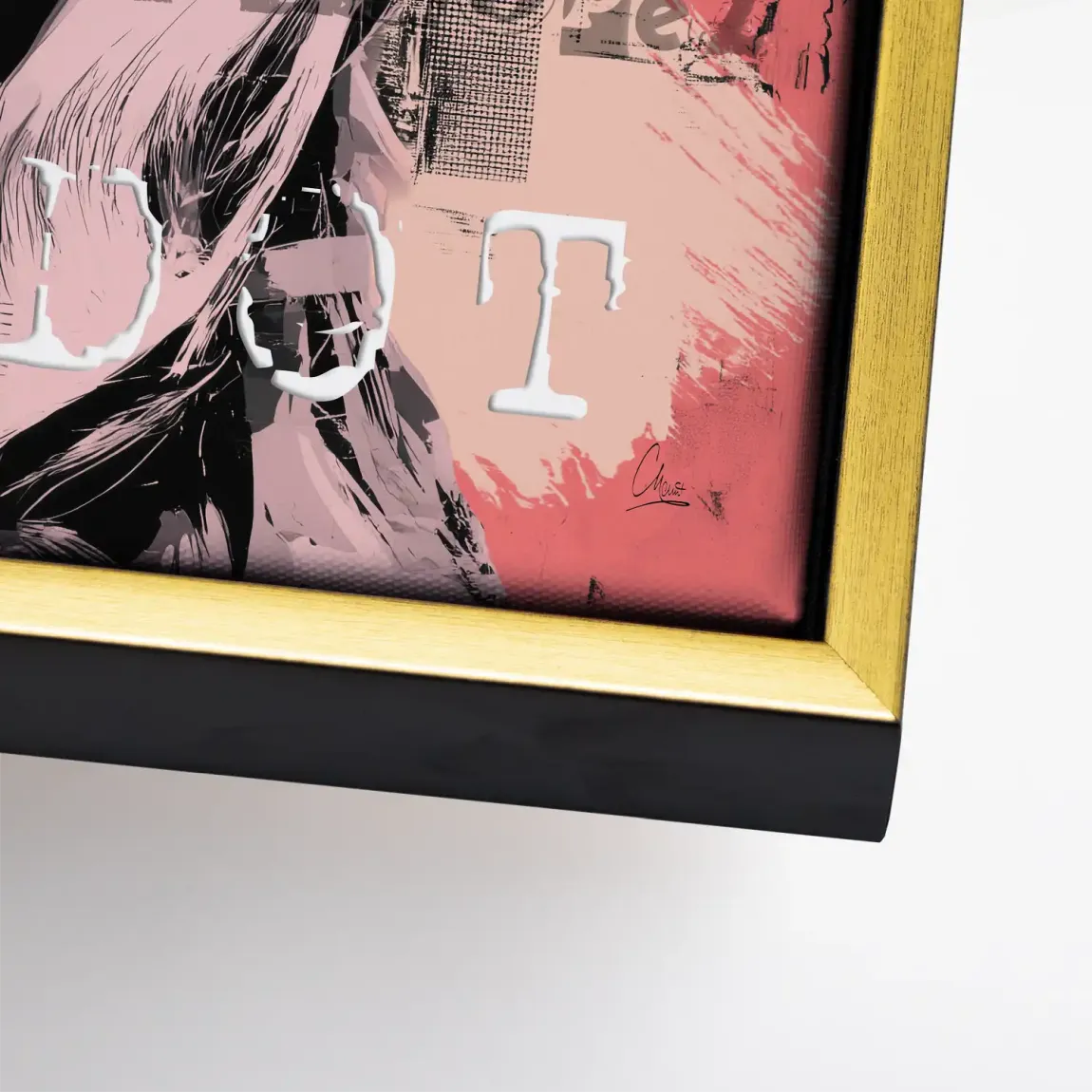 Bardot Chanel Art Leinwand Bild