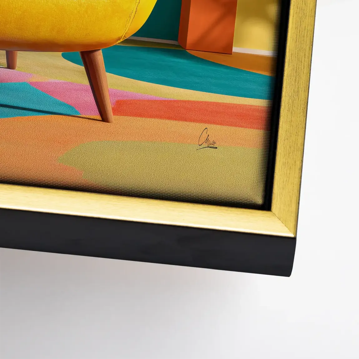 Sunny Seat Leinwand Bild