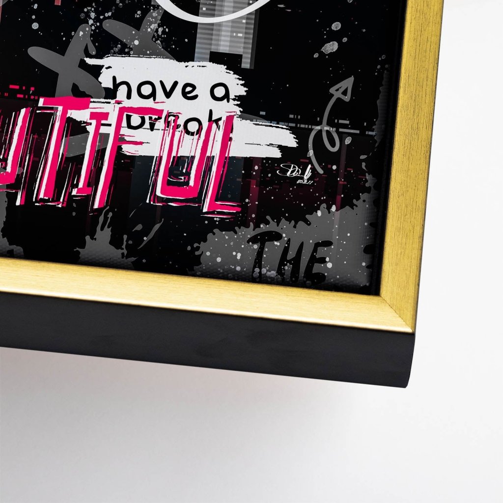 Pink Panther Pop Art Leinwand Bild INGALERIE