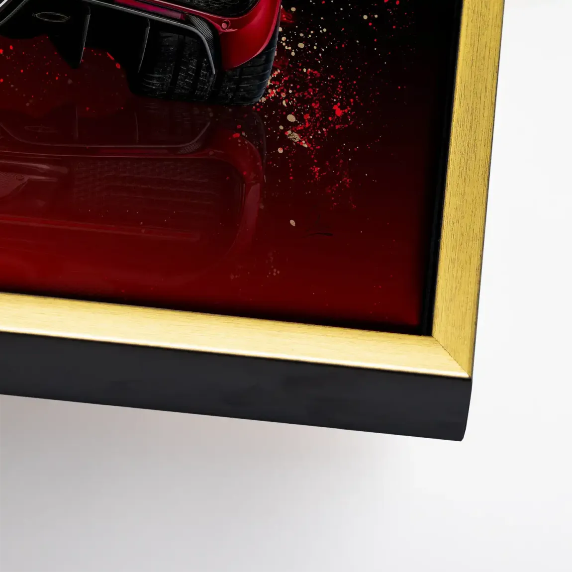 Red Empire Bugatti Leinwand Bild