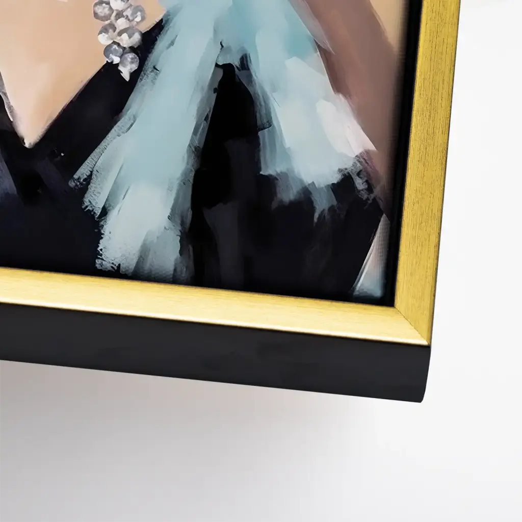 Audrey Hepburn Tiffany Style Leinwand Bild INGALERIE