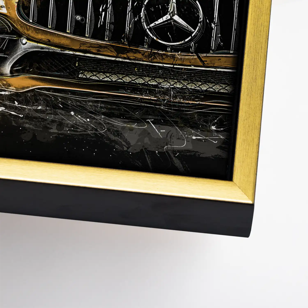 Mercedes AMG GT Modern Art Leinwand Bild INGALERIE