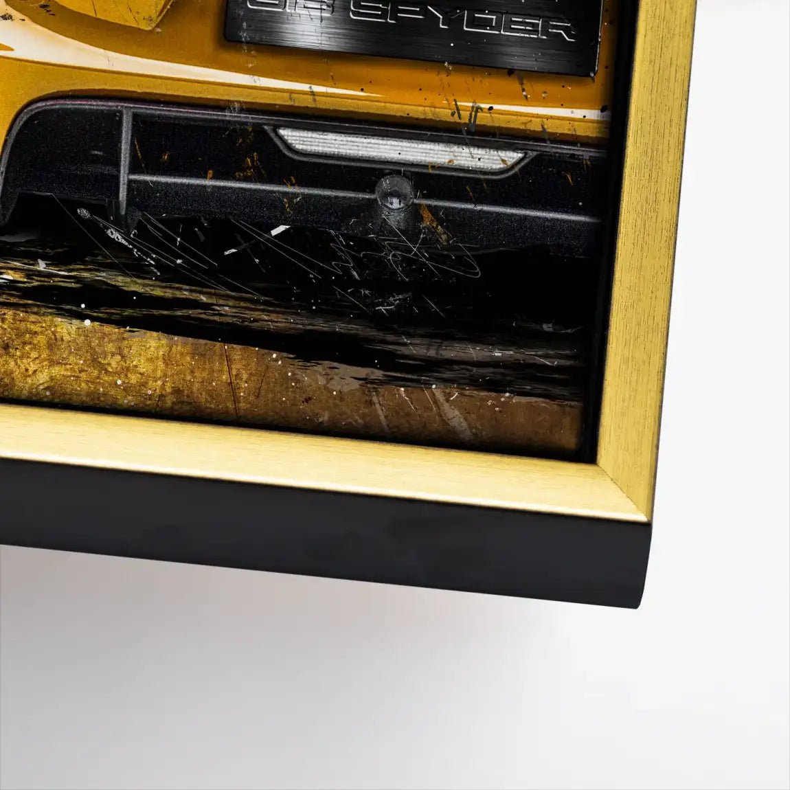 Porsche 918 Gold Style Leinwand Bild INGALERIE