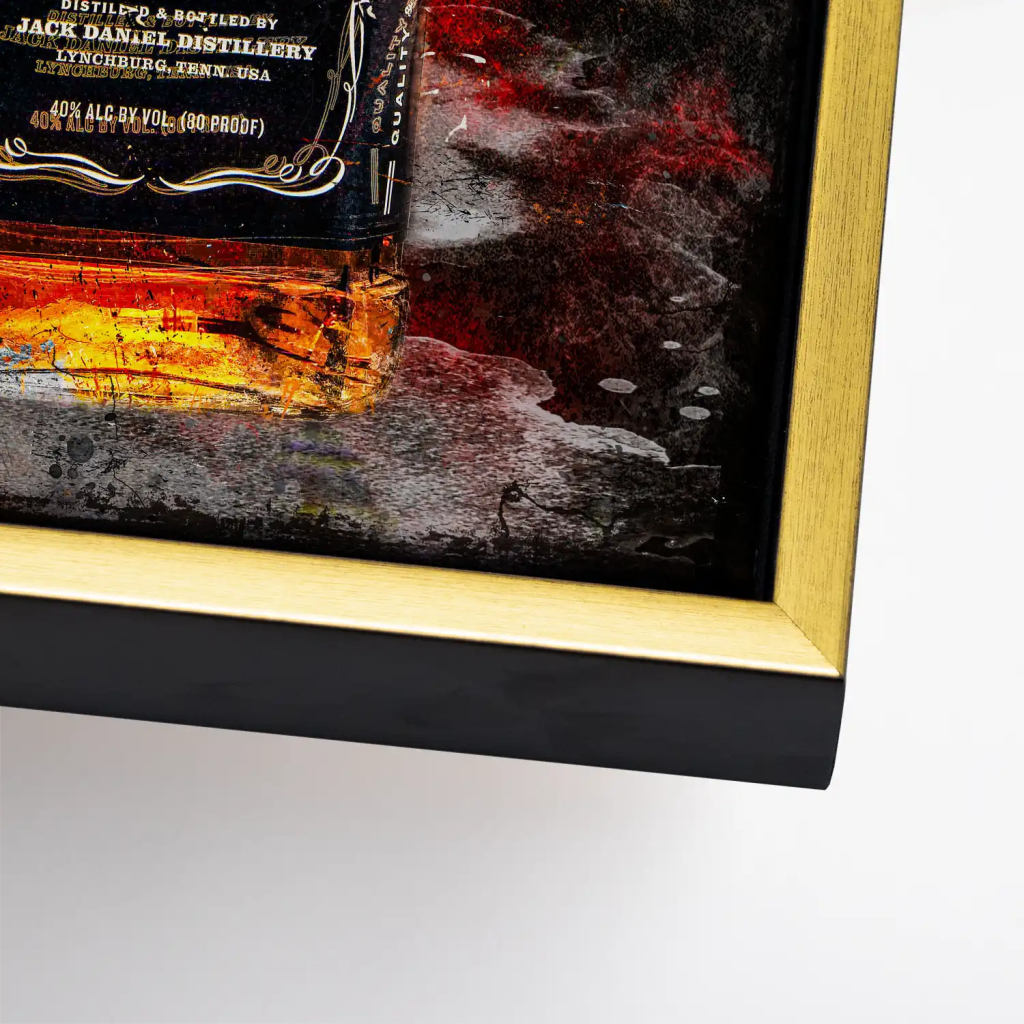 Jack Whisky Vintage Style Leinwand Bild INGALERIE