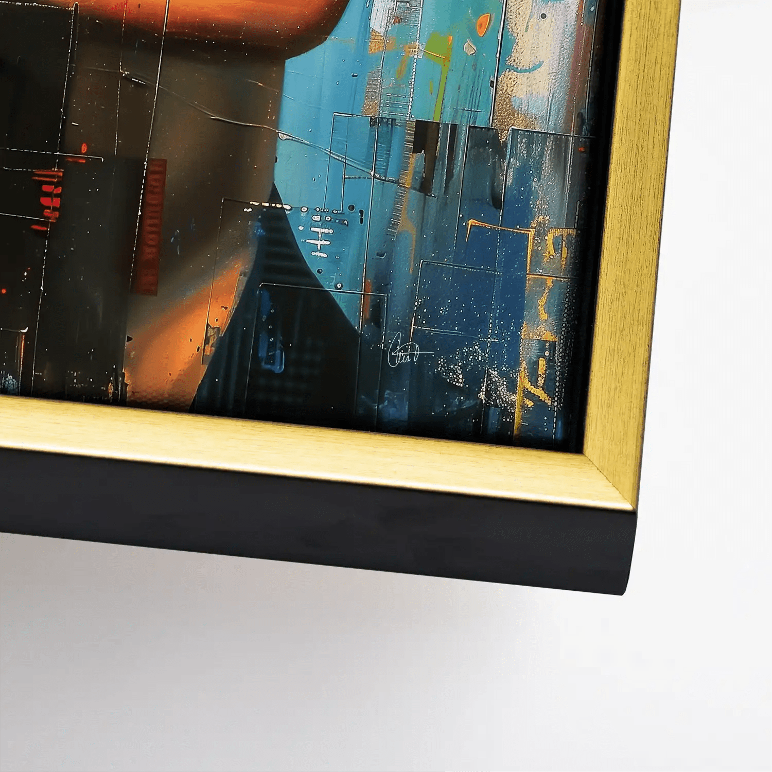 Face Art Abstrakt Leinwand Bild INGALERIE