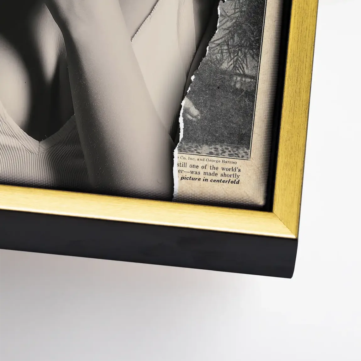 Marilyn Monroe News Leinwand Bild