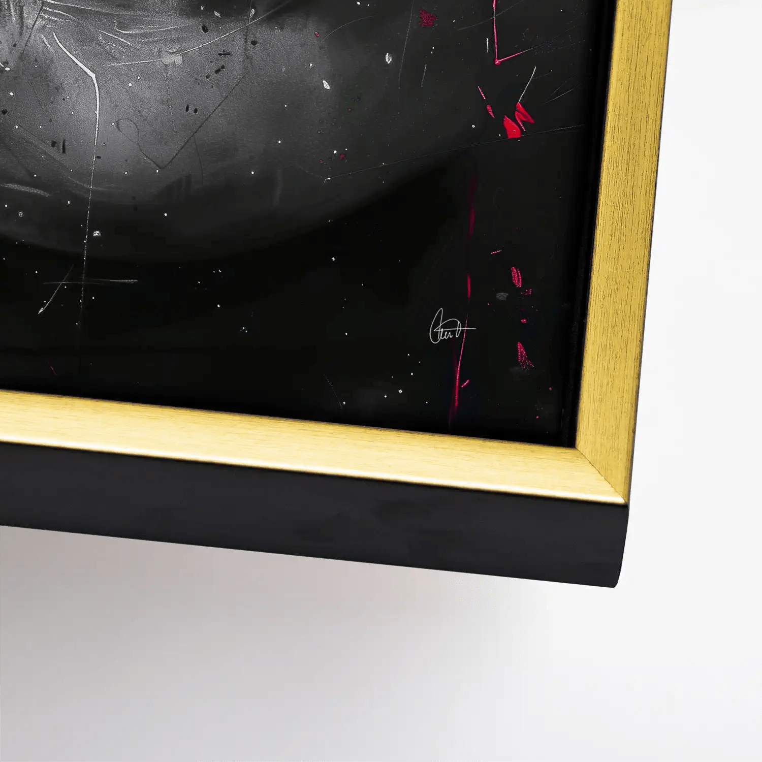 Abstrakt Red Lips Leinwand Bild INGALERIE