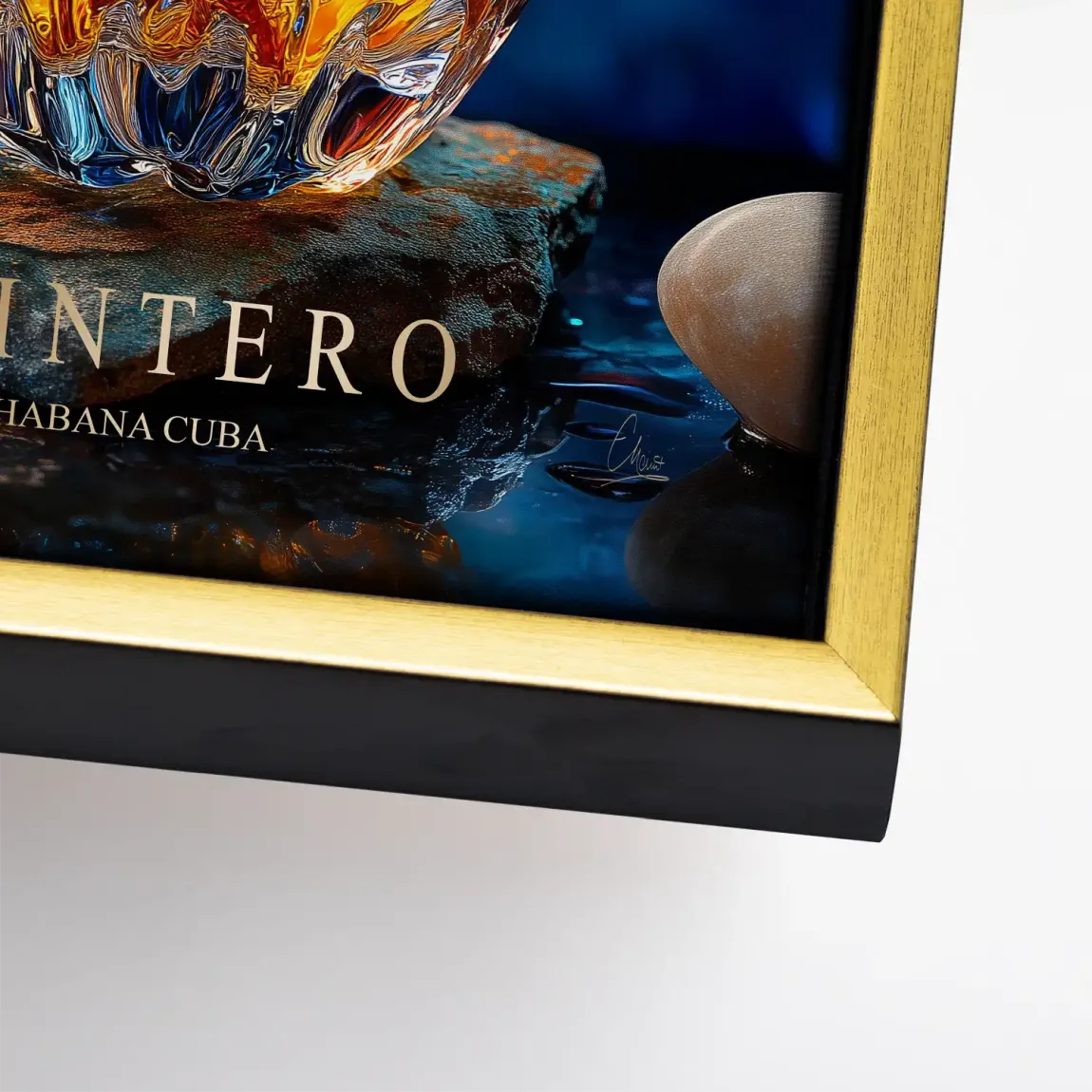 Amber Essence Leinwand Bild