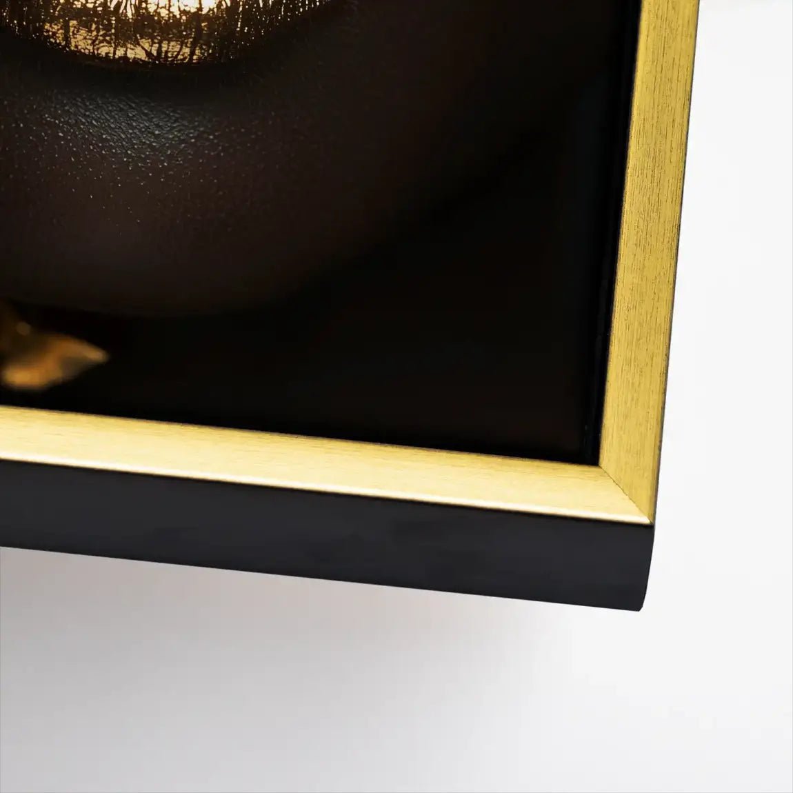 Golden Butterfly Leinwand Bild INGALERIE