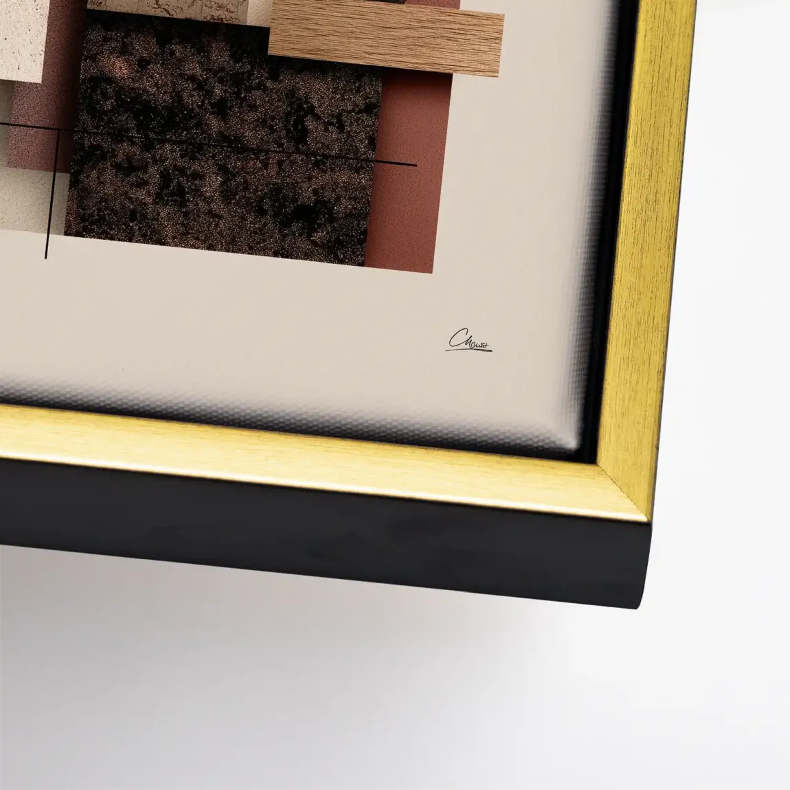 Urban Layers Elegance Leinwand Bild INGALERIE