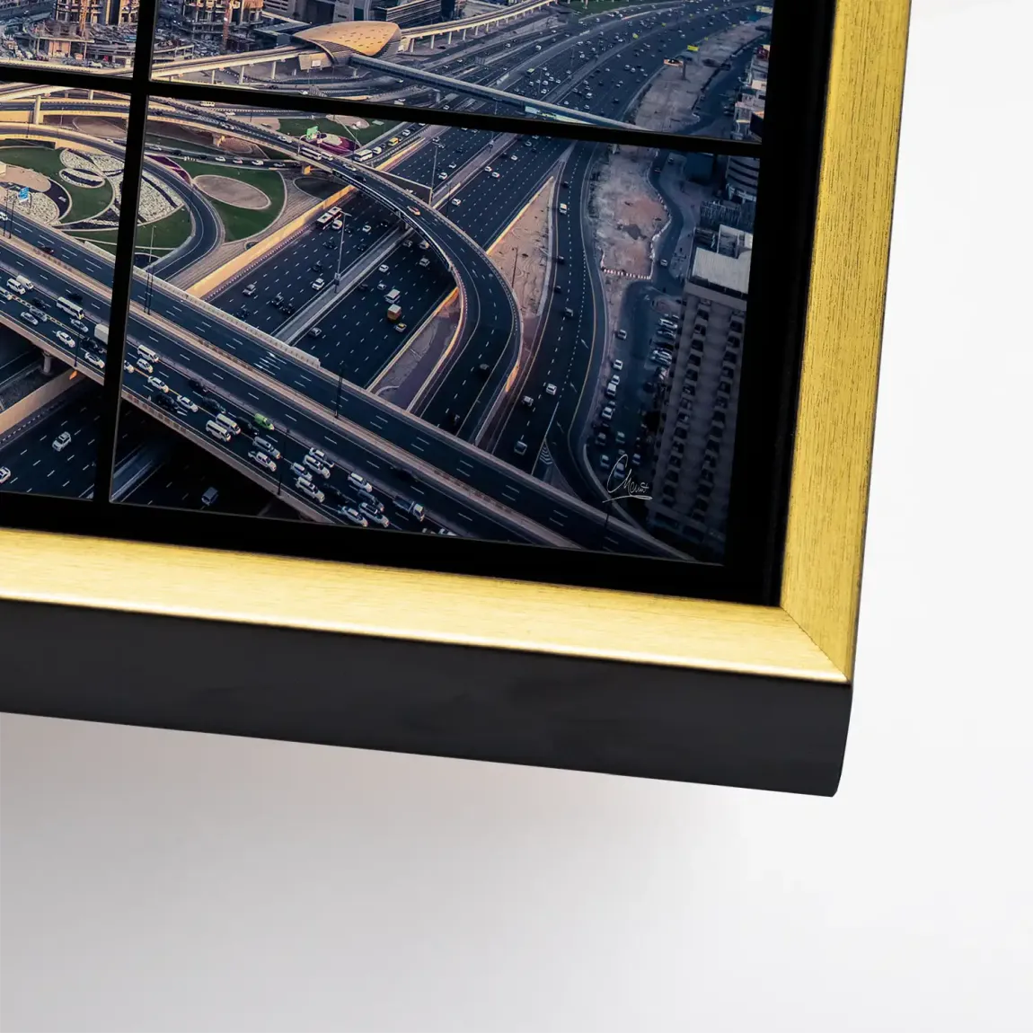 Skyline Dreams Dubai Leinwand Bild