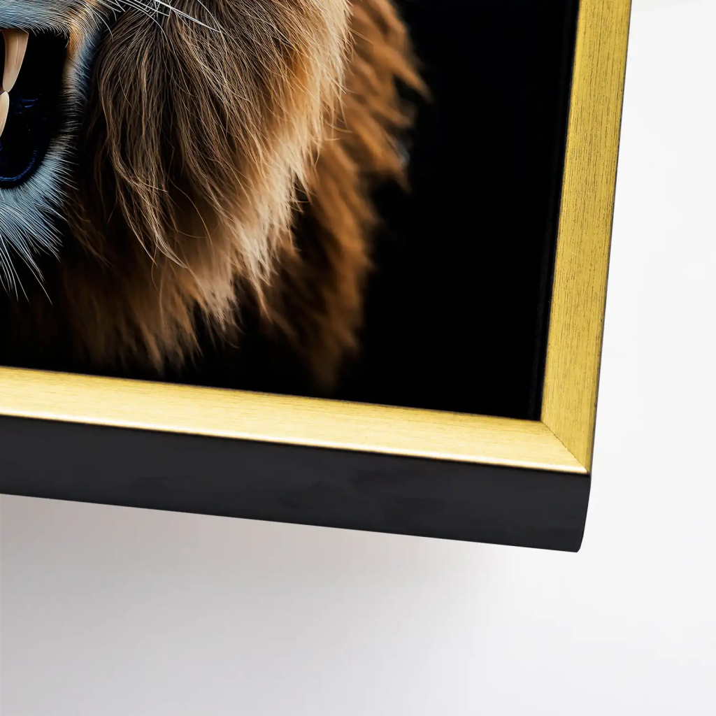 Angry Lion Leinwand Bild INGALERIE