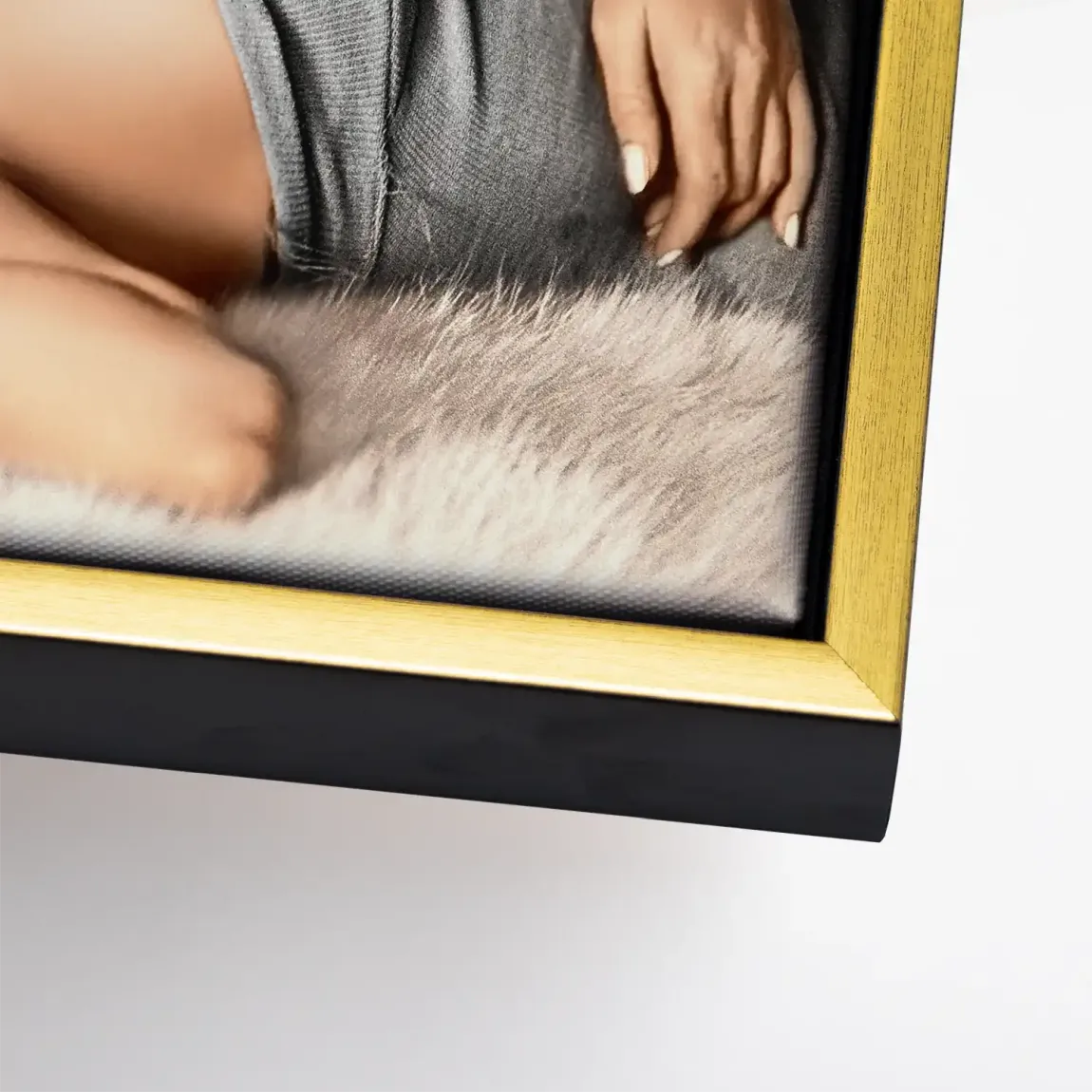 Marilyn Monroe Golden Night Leinwand Bild