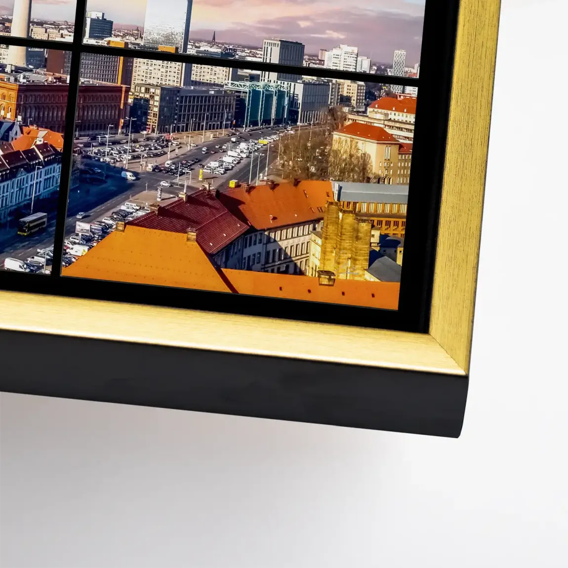 Berlin Skyline Leinwand Bild