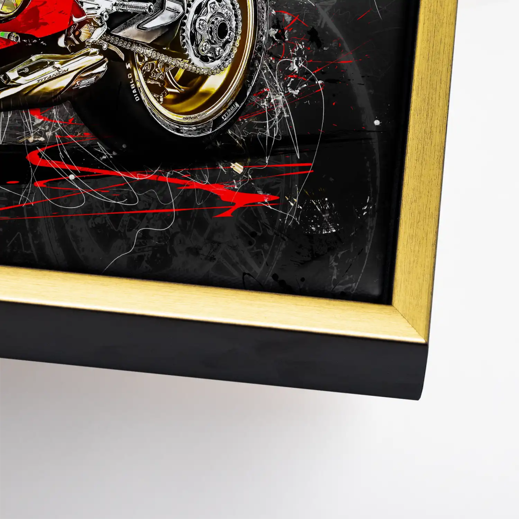 Ducati 916 Anniversario Abstrakt Leinwand Bild INGALERIE