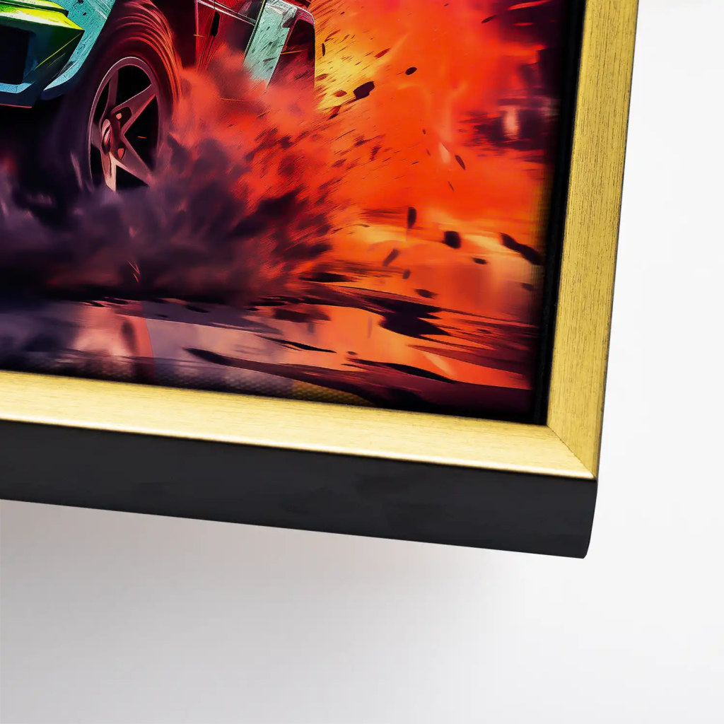 Mercedes G63 Abstrakt Leinwand Bild INGALERIE