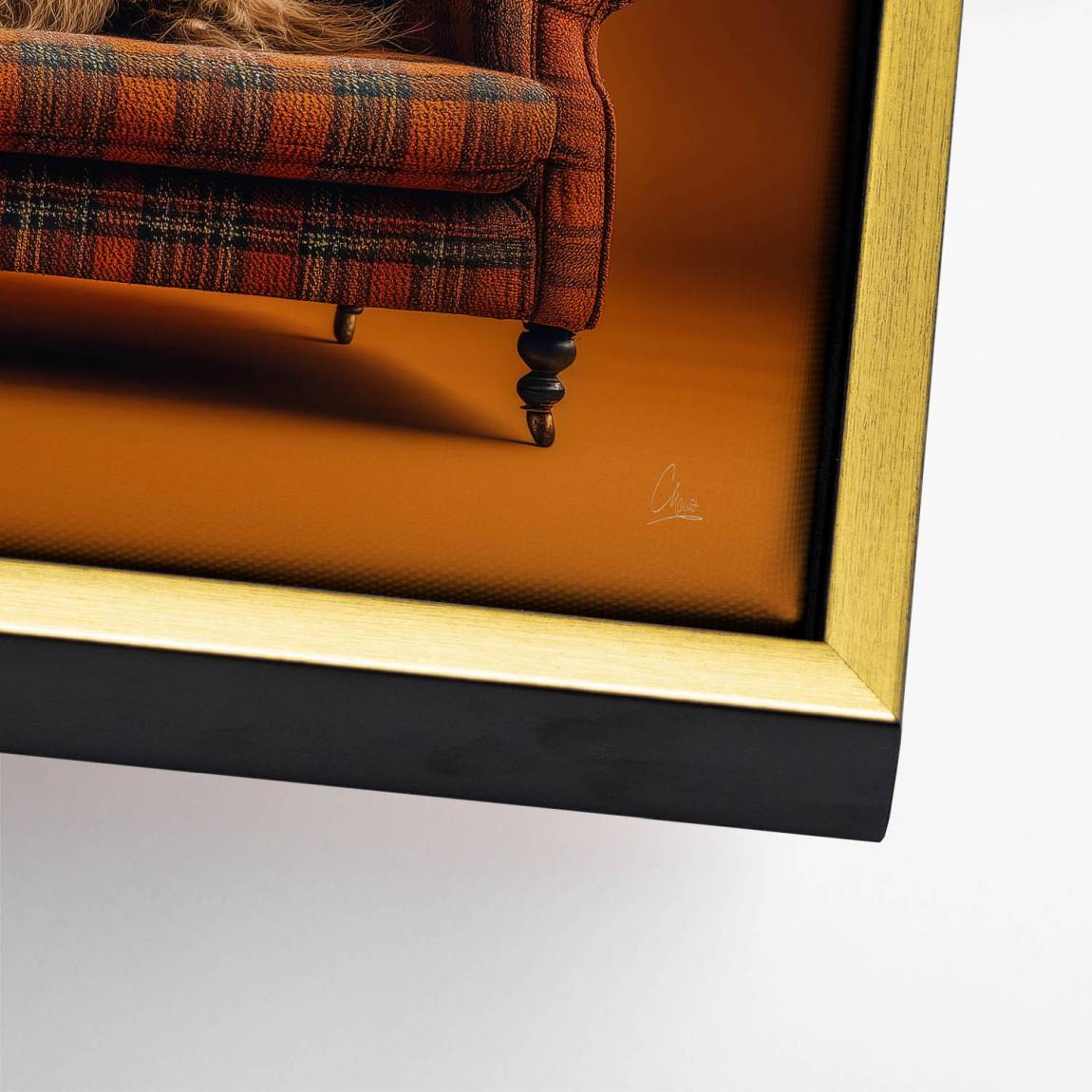 Highland Lounge Leinwand Bild