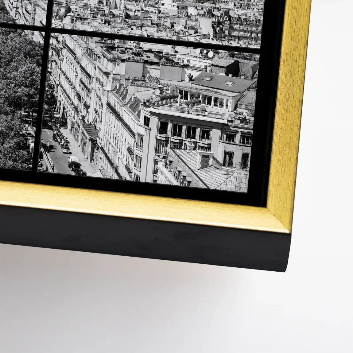 Paris Avenue Noir Leinwand Bild