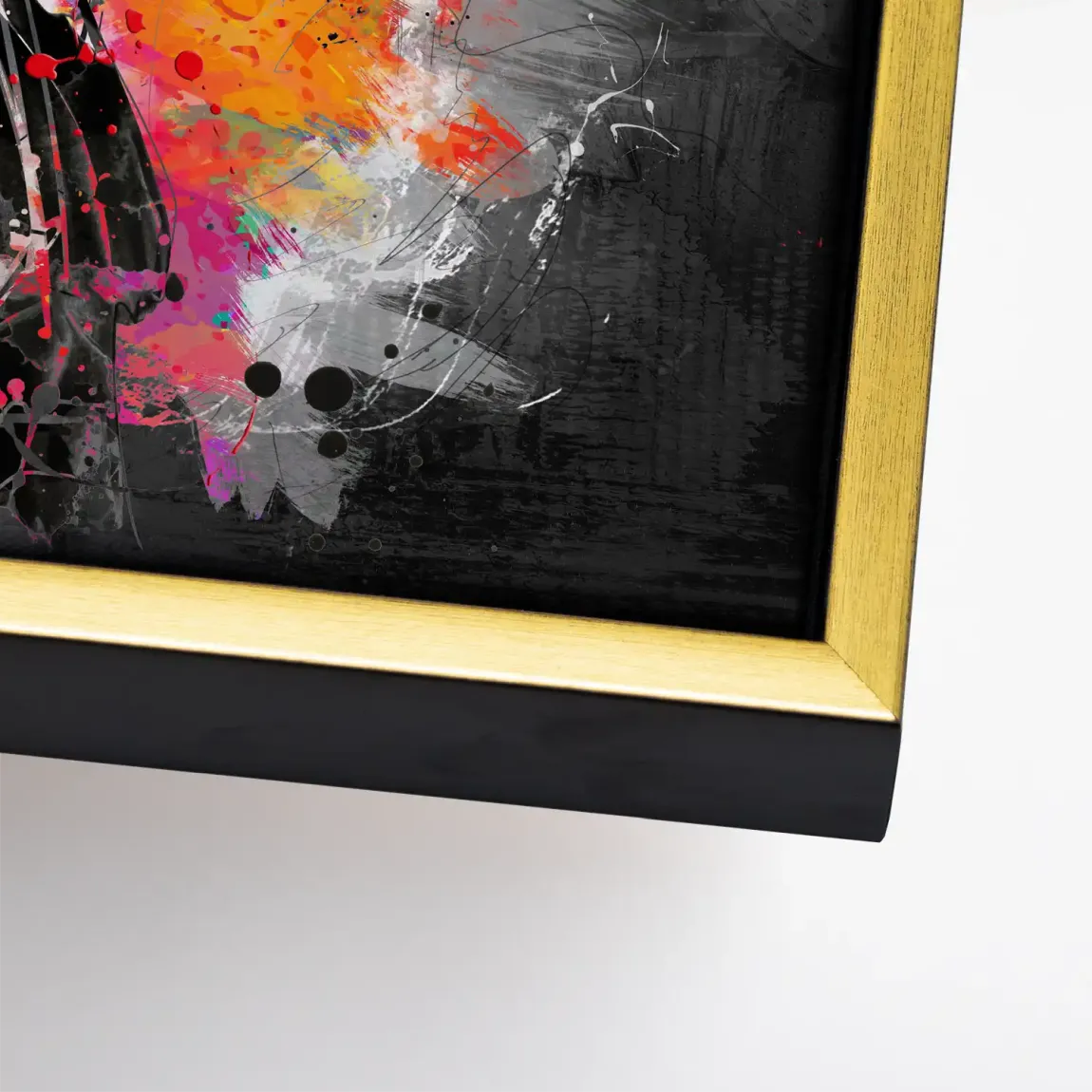 Jazzman Pop Style Leinwand Bild