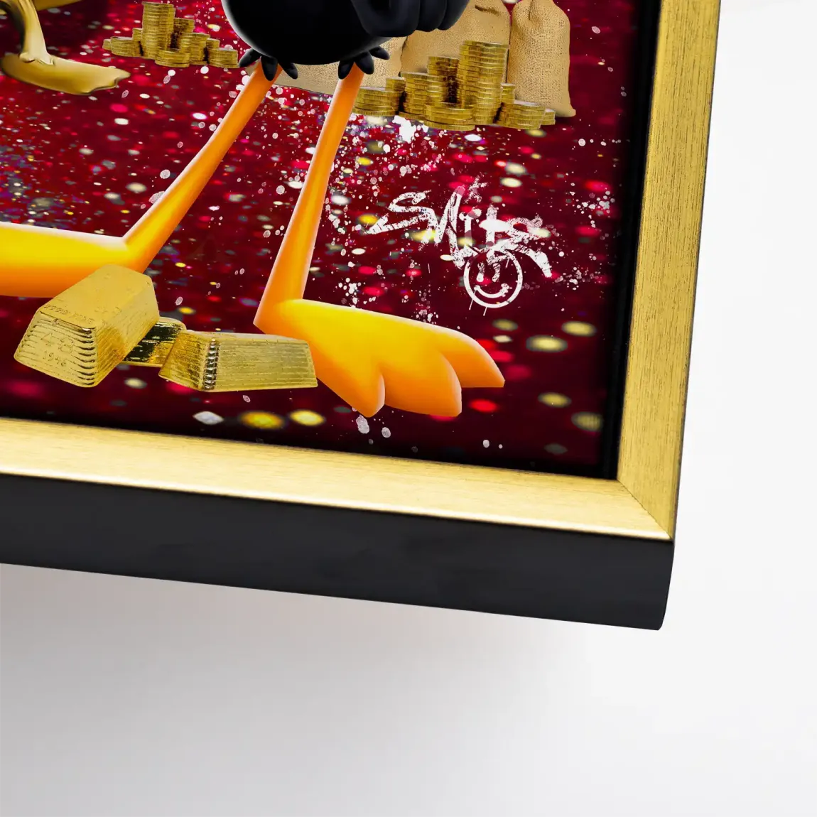 Luxury Duck Party Leinwand Bild