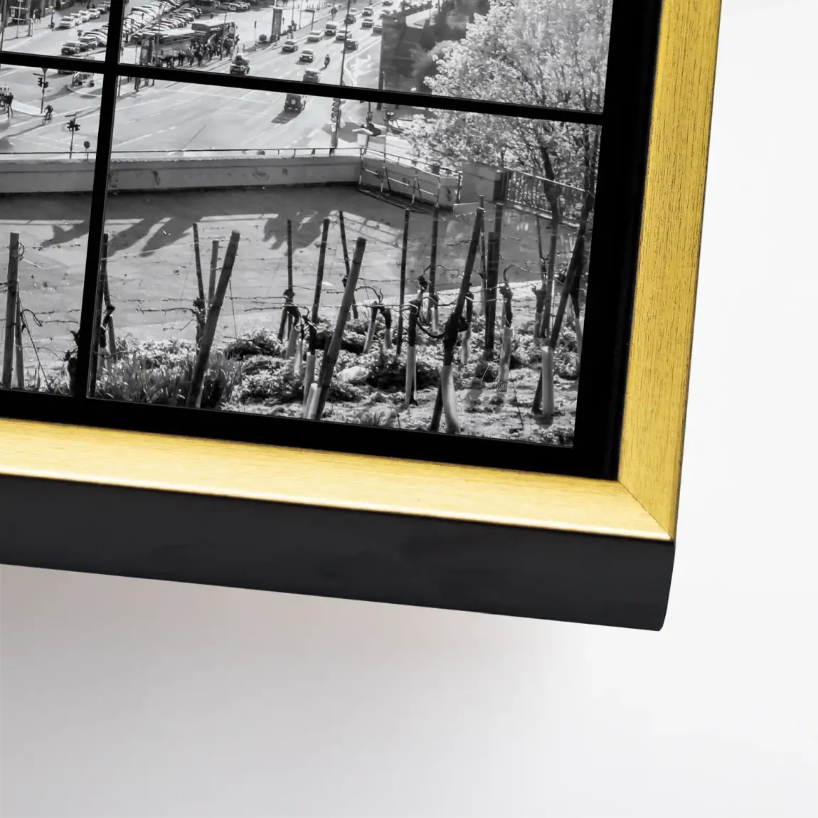 Hamburg Skyline Classic Leinwand Bild